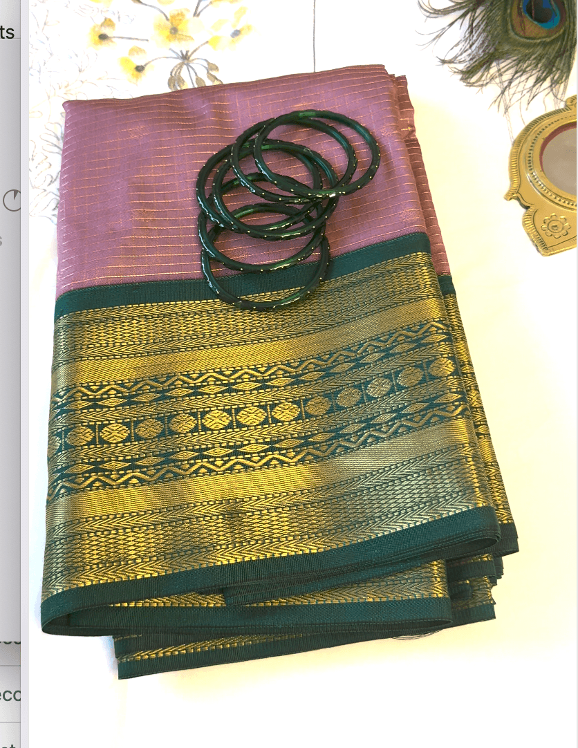 Semi Silk - Mauve Green