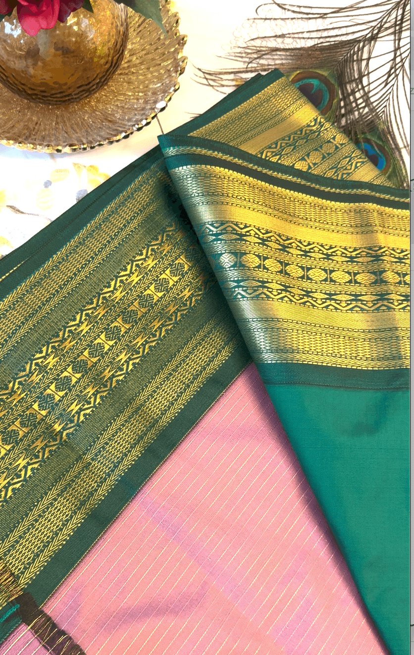 Semi Silk - Pink Green