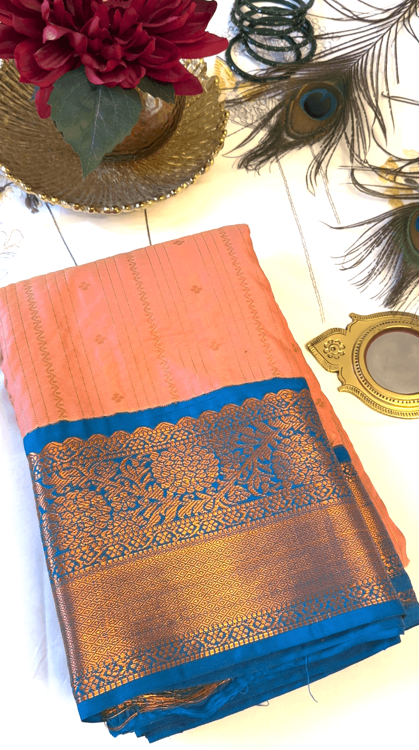 Semi Silk - Coral Blue