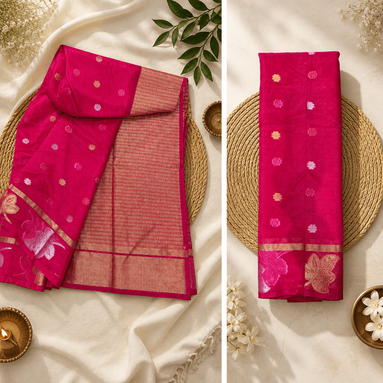 Banarasi Kora Organza Silk Saree